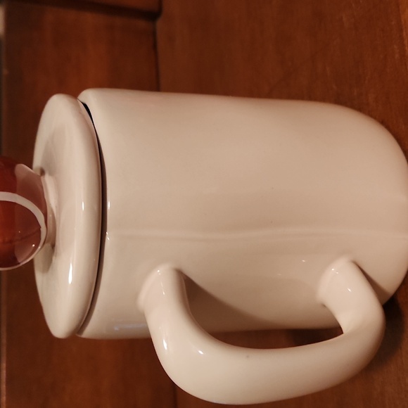 Rae Dunn Cream "Game Day" Mug with Brown Football Lid - Picture 7 of 8